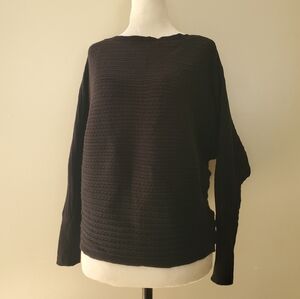 Ralph Lauren Ribbed Cable Knit Batwing Dolman Sweater